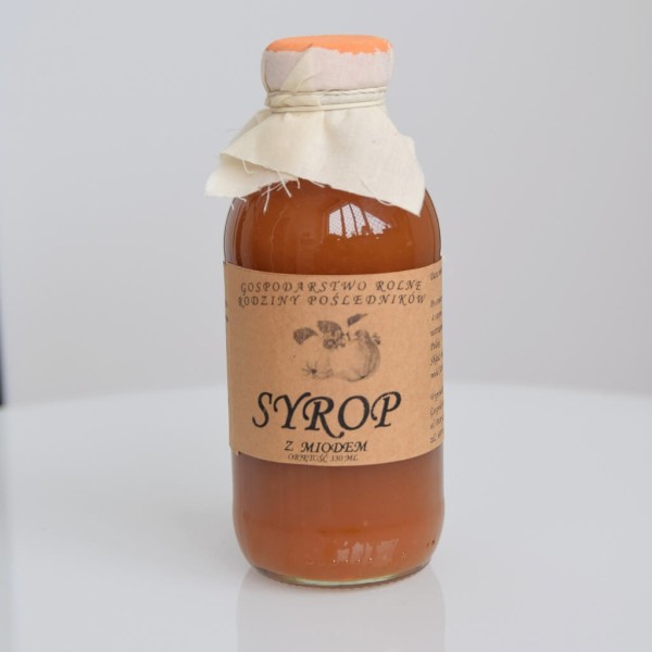 SYROP Z PIGWOWCA JAPOŃSKIEGO Z MIODEM 330 ml