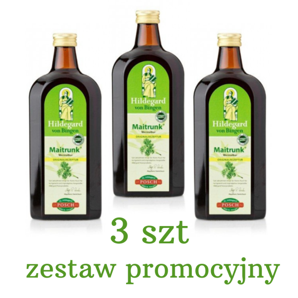 Nalewka piołunowa BIO Maitrunk zestaw KURACJA 3 szt. 