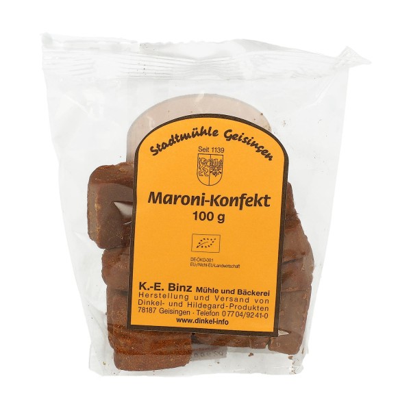 Geisingen Praliny kasztanowe BIO 100g