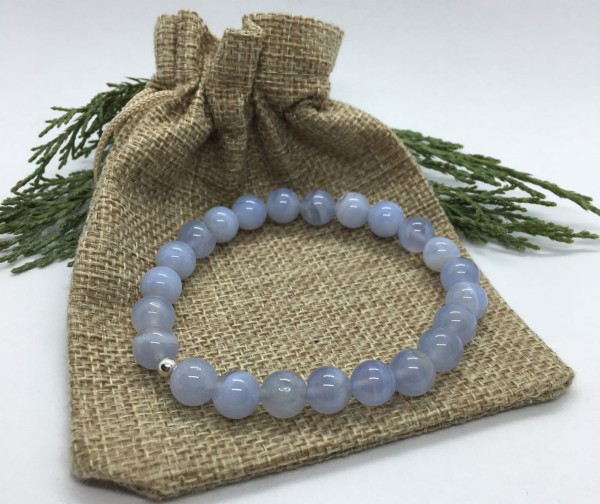 CHALCEDON BRANSOLETKA 8 mm