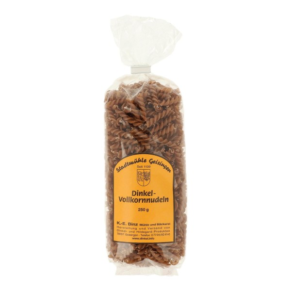 Makaron orkiszowy pełnoziarnisty świderki bez jaj 250g