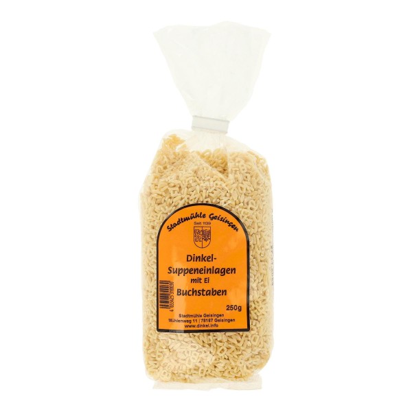 Makaron orkiszowy literki 250g