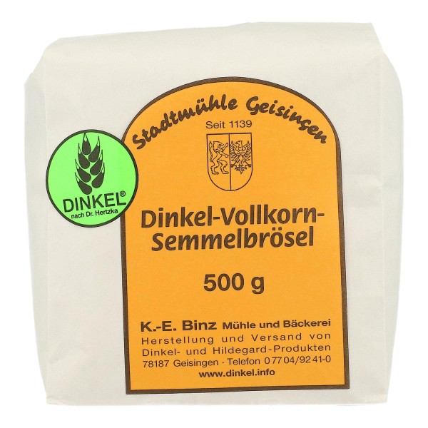 Bułka tarta orkiszowa pełnoziarnista 500g Geisingen