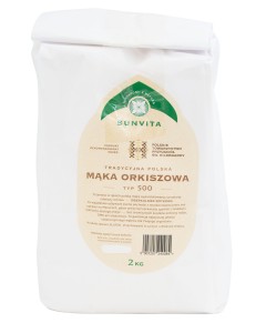 SUNVITA Mąka orkiszowa typ 500 2kg