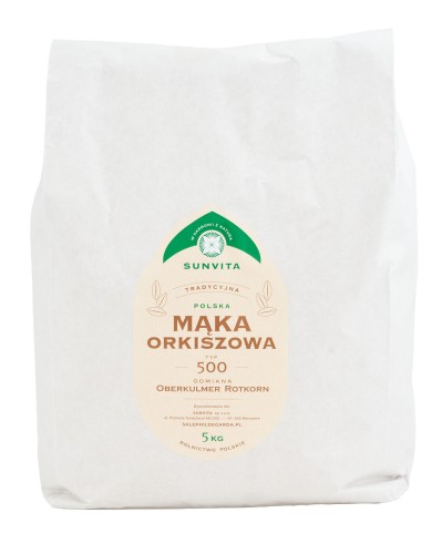 SUNVITA Mąka orkiszowa typ 500 5kg