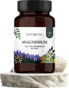 Magnez - cytrynian magnezu 120 Kaps. Echt Vital 