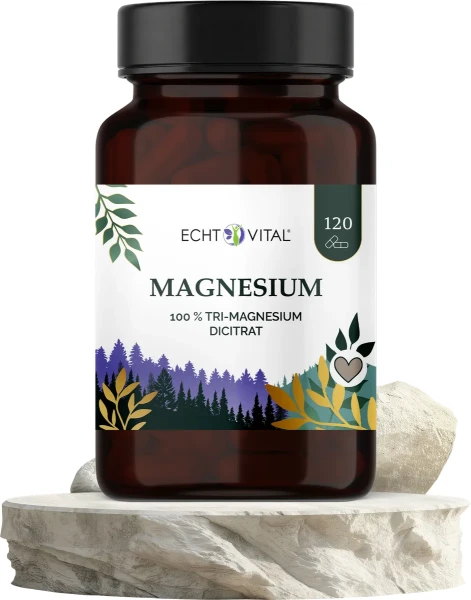 Magnez - cytrynian magnezu 120 Kaps. Echt Vital 