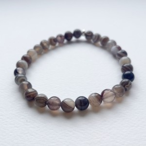 Agat (Botswana) - bransoletka (kulka 6mm)