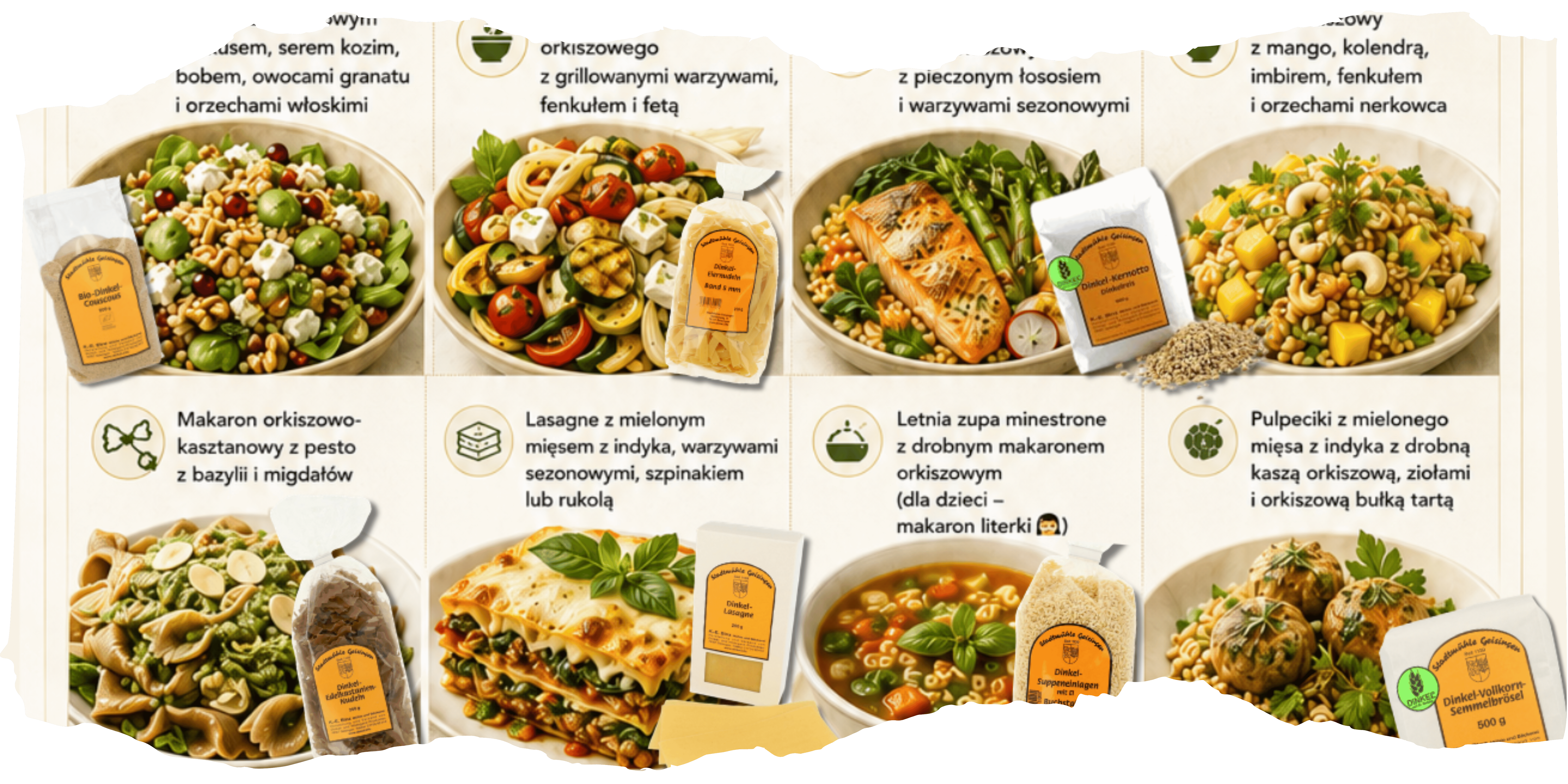 8 pomysłów na lunch inspirowany kuchnią Św. Hildegardy